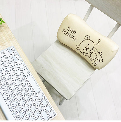 リラックマ ミニリラックスピロー パステルシリーズ リラックマ 腰枕 背当てクッション 可愛い かわいい キャラクター(代引不可)