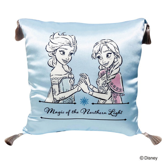 ディズニー ミニクッション アナと雪の女王 30×40cm アナ雪 ラウンド 四角 クッション タッセル付き 座布団 枕 インテリア リラックス ピロー キャラクター(代引不可)