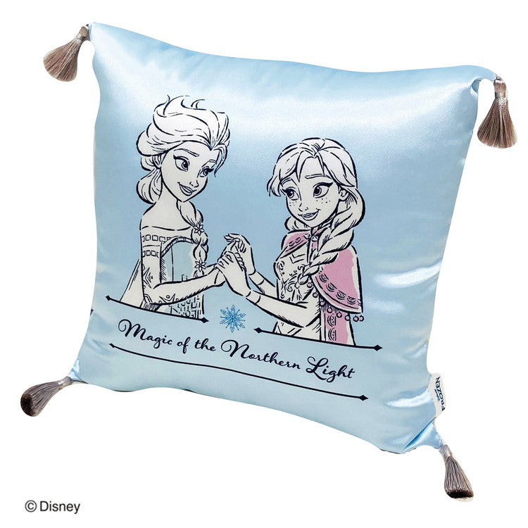 ディズニー ミニクッション アナと雪の女王 30×40cm アナ雪 ラウンド 四角 クッション タッセル付き 座布団 枕 インテリア リラックス ピロー キャラクター(代引不可)