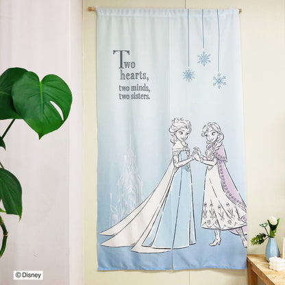 ディズニー のれん アナと雪の女王 アナ雪 おしゃれ 間仕切り 目隠し 仕切り 玄関 インテリア 雑貨 キャラクター グッズ(代引不可)