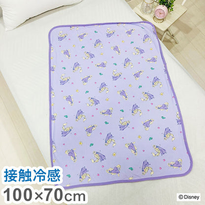 クールブランケット ラプンツェル 100×70cm リバーシブル パイル生地 接触冷感シリーズ ディズニー かわいい おしゃれ プレゼント ギフト お昼寝(代引不可)