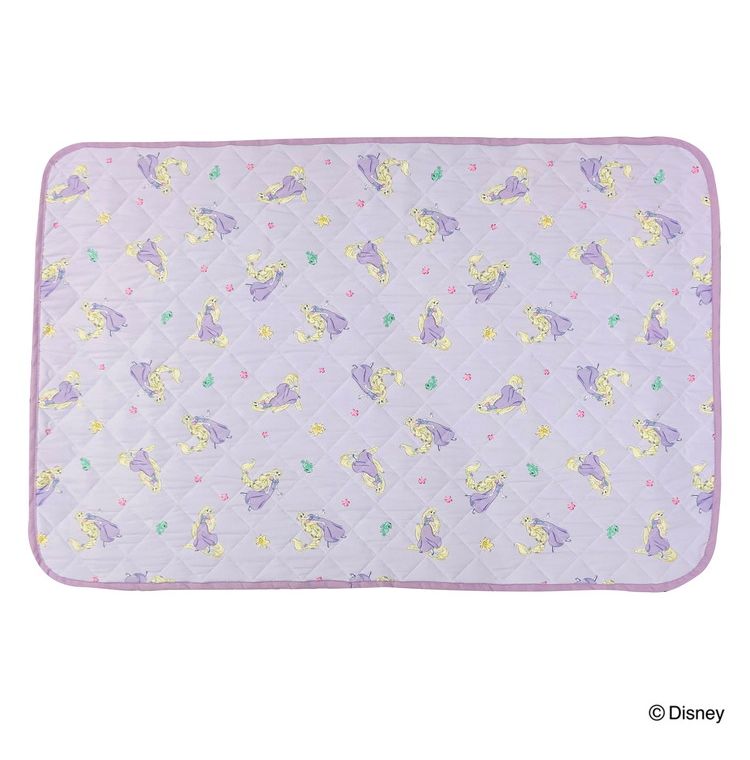 ちょこっと敷パッド ラプンツェル 敷きパッド 100×65cm 滑り止め加工 接触冷感シリーズ ディズニー かわいい おしゃれ プレゼント ギフト ごろ寝 お昼寝 マット(代引不可)