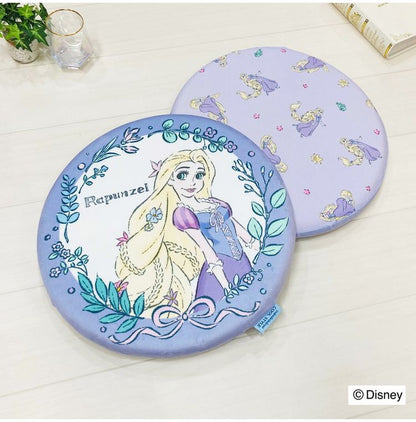 冷感シートクッション ラプンツェル 円形 クッション マイクロ生地 ふんわり 通年使用可 接触冷感シリーズ ディズニー かわいい おしゃれ プレゼント ギフト 座布団(代引不可)