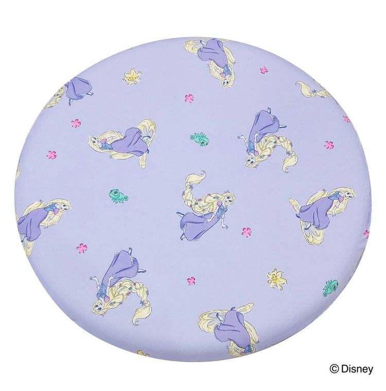 冷感シートクッション ラプンツェル 円形 クッション マイクロ生地 ふんわり 通年使用可 接触冷感シリーズ ディズニー かわいい おしゃれ プレゼント ギフト 座布団(代引不可)