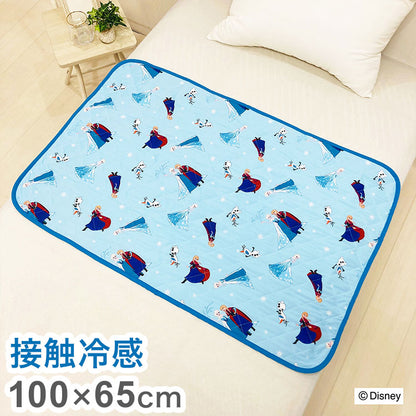 ちょこっと敷パッド アナと雪の女王 敷きパッド 100×65cm 滑り止め加工 接触冷感シリーズ ディズニー かわいい おしゃれ プレゼント ギフト ごろ寝 お昼寝 マット アナ エルサ オラフ(代引不可)