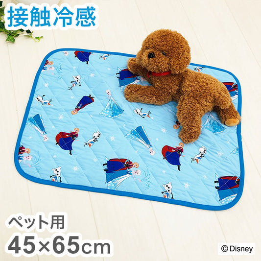 ペットマット アナと雪の女王 滑り止め加工 ペット用 接触冷感シリーズ ディズニー かわいい おしゃれ 涼しい プレゼント ギフト ペット 犬 猫 マット アナ エルサ オラフ(代引不可)