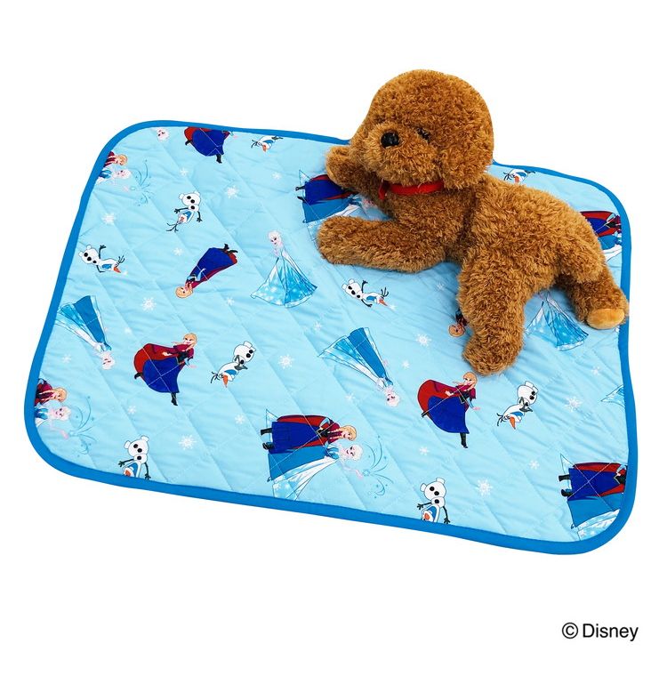 ペットマット アナと雪の女王 滑り止め加工 ペット用 接触冷感シリーズ ディズニー かわいい おしゃれ 涼しい プレゼント ギフト ペット 犬 猫 マット アナ エルサ オラフ(代引不可)