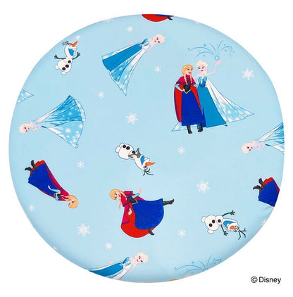 冷感シートクッション アナと雪の女王 円形 クッション マイクロ生地 ふんわり 通年使用可 接触冷感シリーズ ディズニー かわいい おしゃれ プレゼント ギフト 座布団 アナ エルサ オラフ(代引不可)