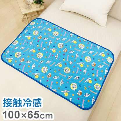 ちょこっと敷パッド シナモンロール 敷きパッド 100×65cm 滑り止め加工 接触冷感シリーズ サンリオキャラクターズ sanrio かわいい おしゃれ プレゼント ギフト ごろ寝 お昼寝 マット(代引不可)