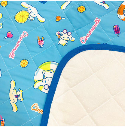 ちょこっと敷パッド シナモンロール 敷きパッド 100×65cm 滑り止め加工 接触冷感シリーズ サンリオキャラクターズ sanrio かわいい おしゃれ プレゼント ギフト ごろ寝 お昼寝 マット(代引不可)