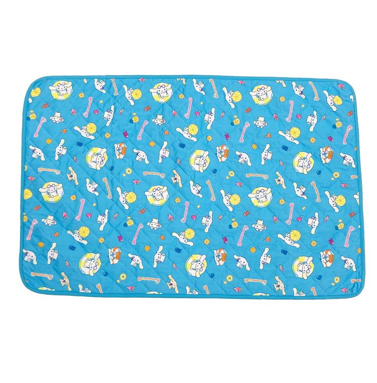 ちょこっと敷パッド シナモンロール 敷きパッド 100×65cm 滑り止め加工 接触冷感シリーズ サンリオキャラクターズ sanrio かわいい おしゃれ プレゼント ギフト ごろ寝 お昼寝 マット(代引不可)