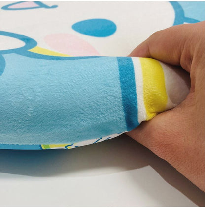 冷感シートクッション シナモロール 円形 クッション マイクロ生地 ふんわり 通年使用可 接触冷感シリーズ サンリオキャラクターズ sanrio かわいい おしゃれ プレゼント ギフト 座布団 キャラクター(代引不可)