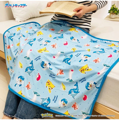 クールブランケット ポケモン 100×70cm リバーシブル パイル生地 接触冷感シリーズ pokemon かっこいい おしゃれ プレゼント ギフト お昼寝 ピカチュウ(代引不可)