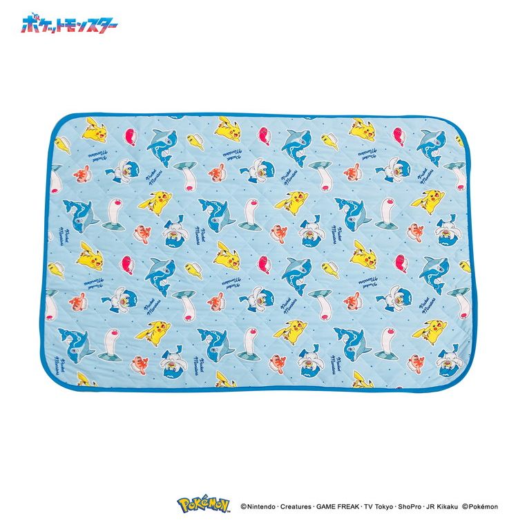 ちょこっと敷パッド ポケモン 敷きパッド 100×65cm 滑り止め加工 接触冷感シリーズ pokemon かっこいい おしゃれ プレゼント ギフト ごろ寝 お昼寝 マット ピカチュウ(代引不可)