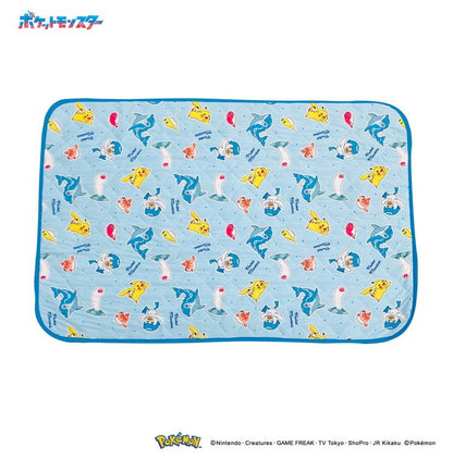 ちょこっと敷パッド ポケモン 敷きパッド 100×65cm 滑り止め加工 接触冷感シリーズ pokemon かっこいい おしゃれ プレゼント ギフト ごろ寝 お昼寝 マット ピカチュウ(代引不可)