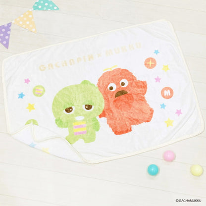 ひざ掛け ガチャピンムック キャラクター かわいい こども ジュニア 子ども キッズ プレゼント 贈り物 ギフト 男の子 女の子 クリスマス 誕生日 幼稚園 保育園 毛布 あったか(代引不可)