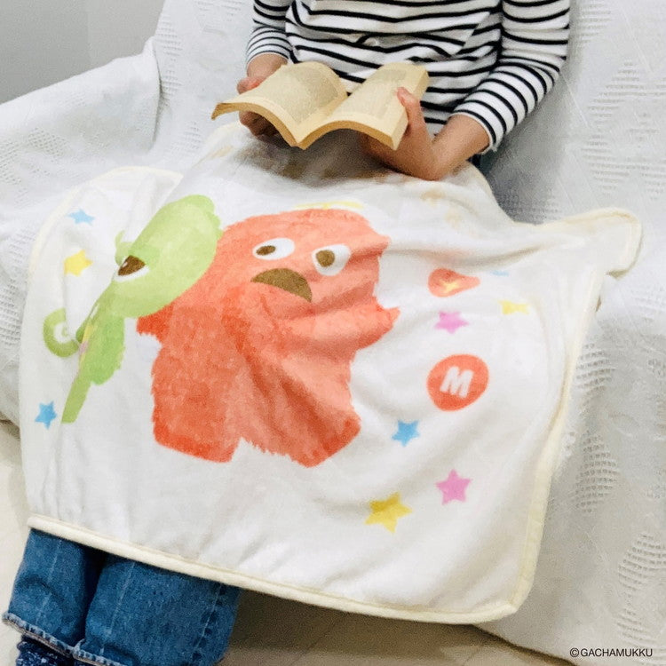 ひざ掛け ガチャピンムック キャラクター かわいい こども ジュニア 子ども キッズ プレゼント 贈り物 ギフト 男の子 女の子 クリスマス 誕生日 幼稚園 保育園 毛布 あったか(代引不可)