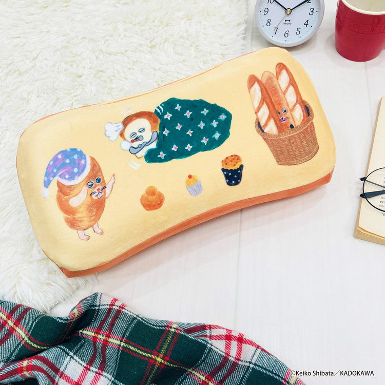 パンどろぼう ミニリラックスピロー 絵本キャラクター かわいい おしゃれ ギフト プレゼント 贈り物 誕生日 キャラクター 子供 こども 子ども キッズ 枕 まくら マクラ ピロー(代引不可)