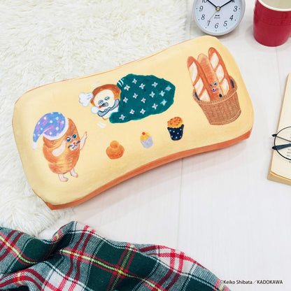 パンどろぼう ミニリラックスピロー 絵本キャラクター かわいい おしゃれ ギフト プレゼント 贈り物 誕生日 キャラクター 子供 こども 子ども キッズ 枕 まくら マクラ ピロー(代引不可)