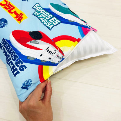 ジュニア枕カバー プラレール 乗り物 キャラクター かわいい 子供 こども ジュニア 子ども キッズ プレゼント 贈り物 ギフト 男の子 女の子 クリスマス 誕生日 人気 幼稚園 保育園(代引不可)