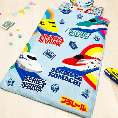 ジュニア敷布団カバー プラレール 乗り物 キャラクター かわいい 子供 こども ジュニア 子ども キッズ プレゼント 贈り物 ギフト 男の子 女の子 クリスマス 誕生日 人気 幼稚園 保育園(代引不可)