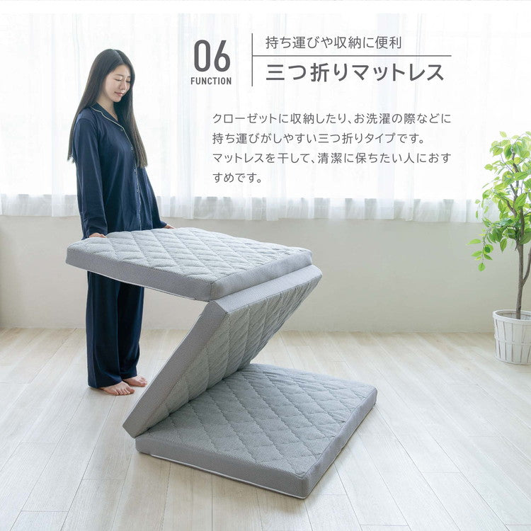 空気の上で眠るマットレス Air Sleep Mattress 空気の上で眠るマットレス まるで雲(空気)の上で浮いているかのような独特な寝心地 交通気&高弾力3D樹脂ファイバー素材 丸洗いOK リバーシブル(代引不可)