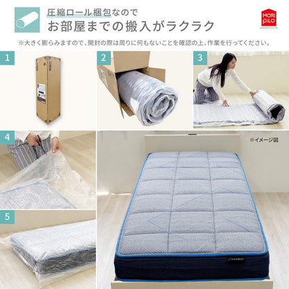 Carpediem カルペディエム ふんわりやわらか コイルスプリングマットレス S ウレタン ウレタンフォーム コイルマットレス スプリング セミダブル(代引不可)