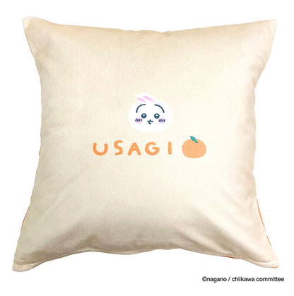 ちいかわ クッションカバー 45×45cm ちいかわ ハチワレ うさぎ モモンガ かわいい 可愛い フルーツ デザイン 果物 柄 カバー単品 プレゼント(代引不可)