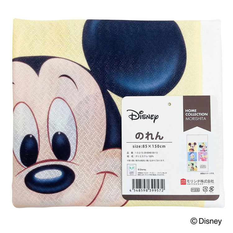 ディズニー のれん レトロ ミッキー&フレンズ ブロック キャラクター Disney ミッキー ミニー ドナルド デイジー グーフィー(代引不可)