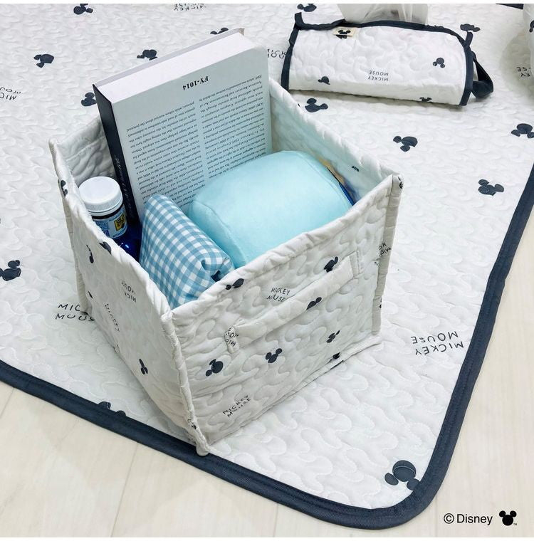ディズニー 韓国 イブル風 収納ボックス ミッキーマウス 収納 韓国風 イブル ぽこぽこ コンパクト ライセンス ミッキー(代引不可)