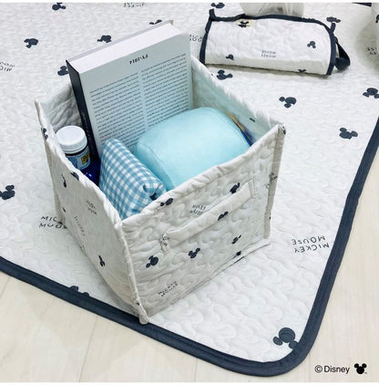 ディズニー 韓国 イブル風 収納ボックス ミッキーマウス 収納 韓国風 イブル ぽこぽこ コンパクト ライセンス ミッキー(代引不可)