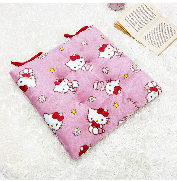 フランネル シートクッション プー クロミ ハローキティ マイメロディ マイメロ キャラクター かわいい こども ジュニア 子ども キッズ プレゼント 贈り物 ギフト 男の子 女の子 クリスマス 誕生日(代引不可)