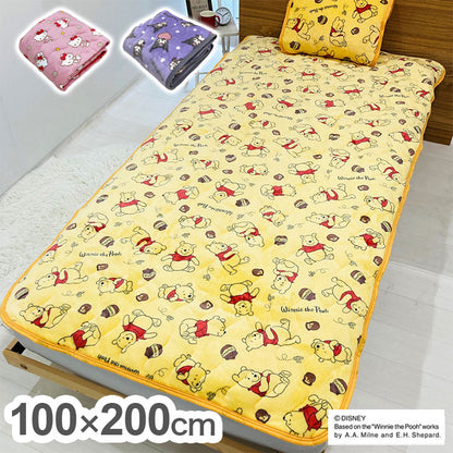 フランネル 敷パッド プー クロミ ハローキティ マイメロディ マイメロ キャラクター かわいい こども ジュニア 子ども キッズ プレゼント 贈り物 ギフト 男の子 女の子 クリスマス 誕生日(代引不可)