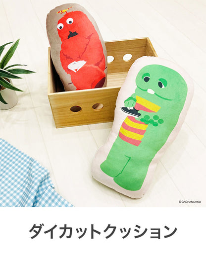 ダイカットクッション ガチャピン ムック キャラクター かわいい こども ジュニア 子ども キッズ プレゼント 贈り物 ギフト 男の子 女の子 クリスマス 誕生日 幼稚園 保育園(代引不可)