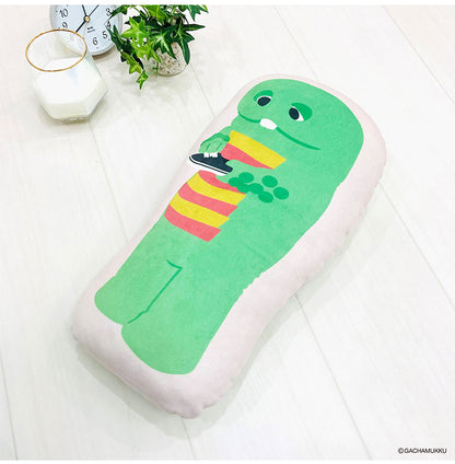 ダイカットクッション ガチャピン ムック キャラクター かわいい こども ジュニア 子ども キッズ プレゼント 贈り物 ギフト 男の子 女の子 クリスマス 誕生日 幼稚園 保育園(代引不可)