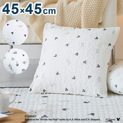 ディズニー クッションカバー 45×45cm イブル 韓国インテリア ミッキーマウス プーさん 洗える ファスナー式 可愛い かわいい キャラクター Disney(代引不可)
