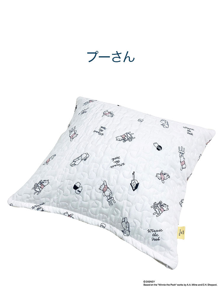 ディズニー クッションカバー 45×45cm イブル 韓国インテリア ミッキーマウス プーさん 洗える ファスナー式 可愛い かわいい キャラクター Disney(代引不可)