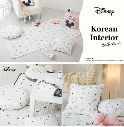 ディズニー クッションカバー 45×45cm イブル 韓国インテリア ミッキーマウス プーさん 洗える ファスナー式 可愛い かわいい キャラクター Disney(代引不可)