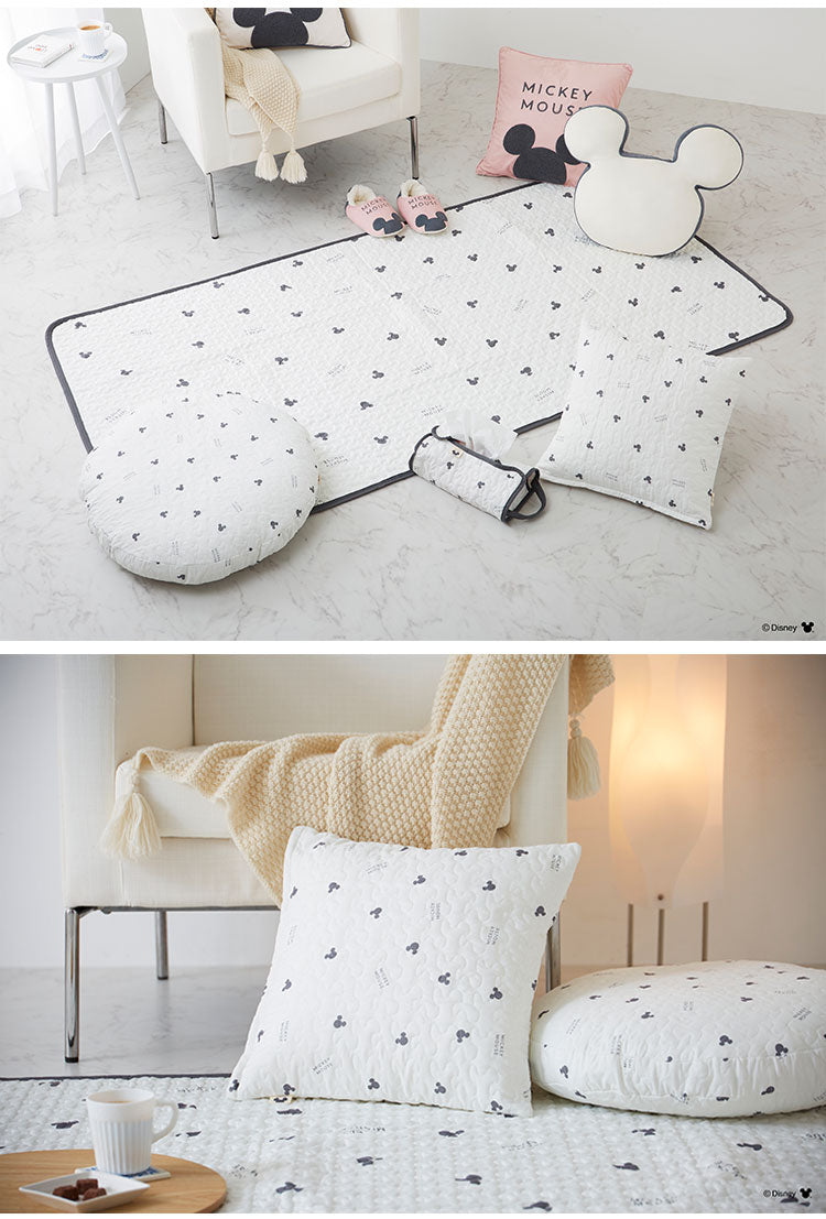 ディズニー クッションカバー 45×45cm イブル 韓国インテリア ミッキーマウス プーさん 洗える ファスナー式 可愛い かわいい キャラクター Disney(代引不可)