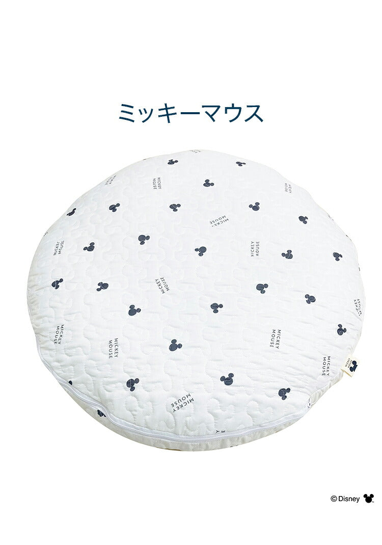 ディズニー ラウンドクッション 円形 55cm イブル 韓国インテリア ミッキーマウス プーさん 丸型 クッション 座布団 可愛い かわいい キャラクター Disney(代引不可)
