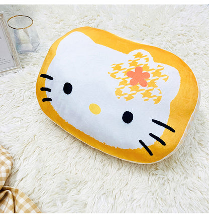 ハローキティ クッション ダイカットクッション カオハナ サンリオ モリシタ インテリア キャラクター グッズ シネマコレクション かわいい 枕 抱き枕 クッション(代引不可)