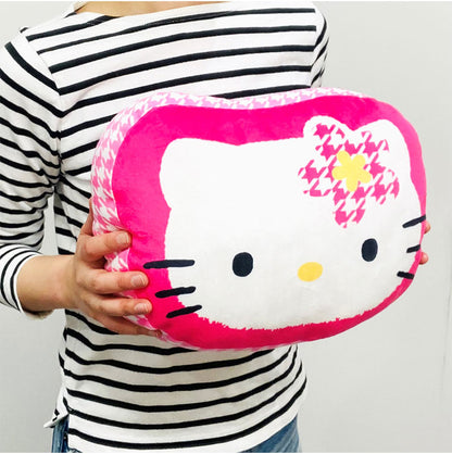 ハローキティ クッション ダイカットクッション カオハナ サンリオ モリシタ インテリア キャラクター グッズ シネマコレクション かわいい 枕 抱き枕 クッション(代引不可)