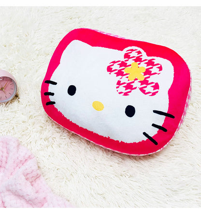 ハローキティ クッション ダイカットクッション カオハナ サンリオ モリシタ インテリア キャラクター グッズ シネマコレクション かわいい 枕 抱き枕 クッション(代引不可)