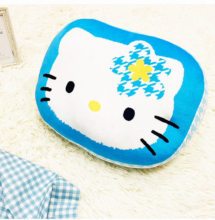 ハローキティ クッション ダイカットクッション カオハナ サンリオ モリシタ インテリア キャラクター グッズ シネマコレクション かわいい 枕 抱き枕 クッション(代引不可)