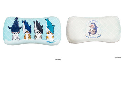 mofusand ミニリラックスピロー サメにゃん アイスにゃん はちにゃん 腰枕 背当てクッション 可愛い かわいい キャラクター もふさんど モフサンド(代引不可)
