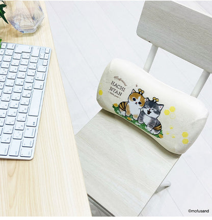 mofusand ミニリラックスピロー サメにゃん アイスにゃん はちにゃん 腰枕 背当てクッション 可愛い かわいい キャラクター もふさんど モフサンド(代引不可)