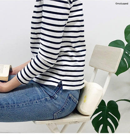 mofusand ミニリラックスピロー サメにゃん アイスにゃん はちにゃん 腰枕 背当てクッション 可愛い かわいい キャラクター もふさんど モフサンド(代引不可)