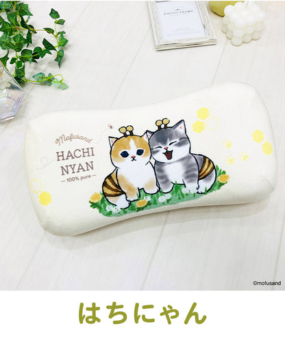 mofusand ミニリラックスピロー サメにゃん アイスにゃん はちにゃん 腰枕 背当てクッション 可愛い かわいい キャラクター もふさんど モフサンド(代引不可)