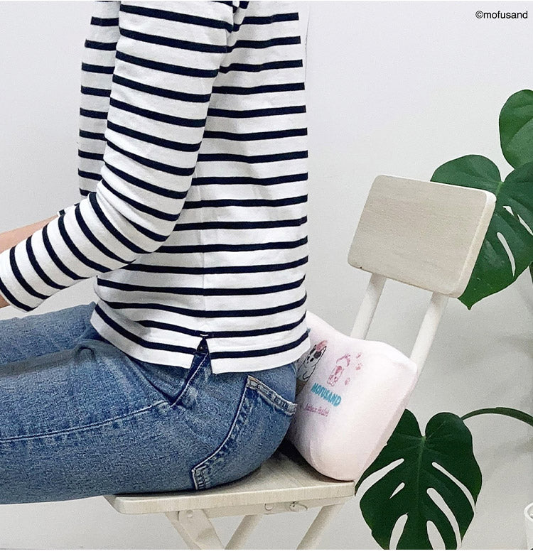 mofusand ミニリラックスピロー サメにゃん アイスにゃん はちにゃん 腰枕 背当てクッション 可愛い かわいい キャラクター もふさんど モフサンド(代引不可)