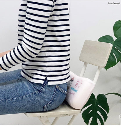 mofusand ミニリラックスピロー サメにゃん アイスにゃん はちにゃん 腰枕 背当てクッション 可愛い かわいい キャラクター もふさんど モフサンド(代引不可)